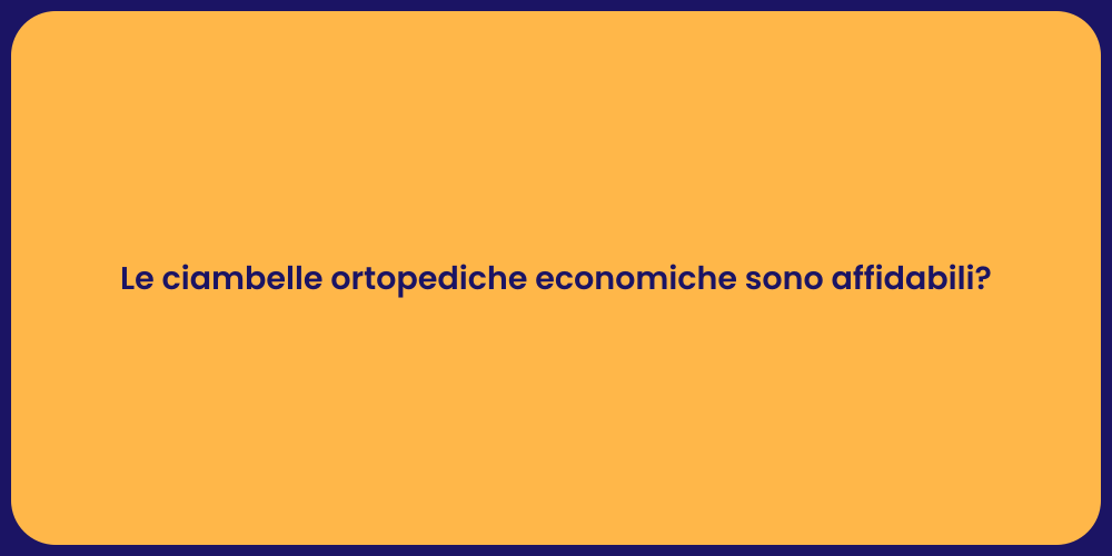 Le ciambelle ortopediche economiche sono affidabili?