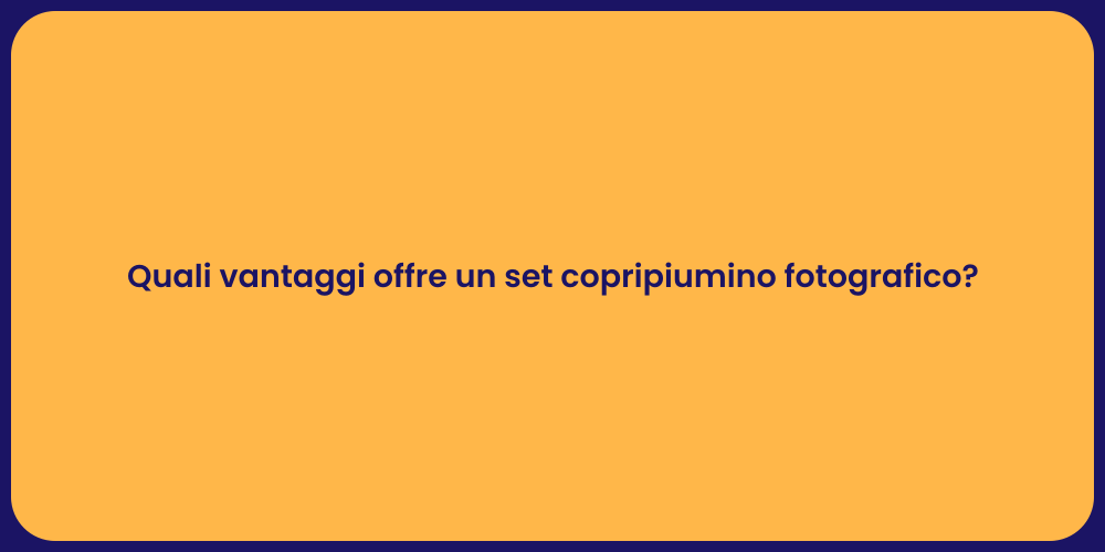 Quali vantaggi offre un set copripiumino fotografico?