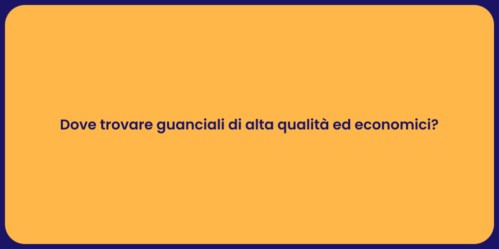 Dove trovare guanciali di alta qualità ed economici?