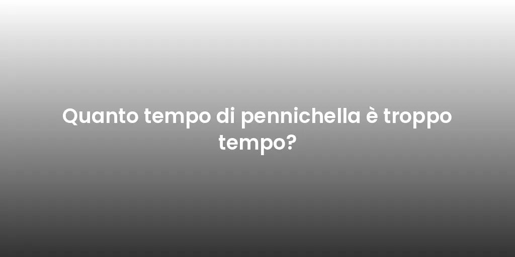 Quanto tempo di pennichella è troppo tempo?