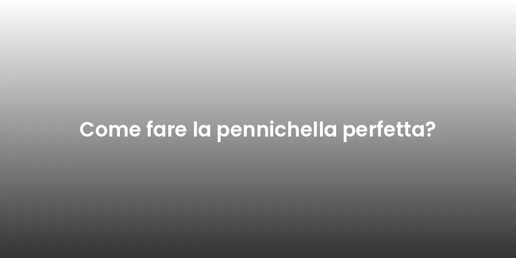 Come fare la pennichella perfetta?