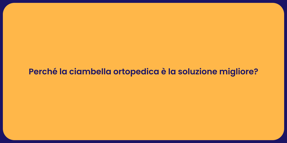 Perché la ciambella ortopedica è la soluzione migliore?