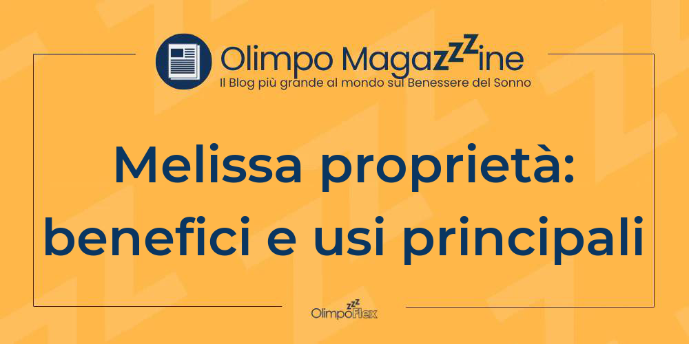 Melissa proprietà: benefici e usi principali