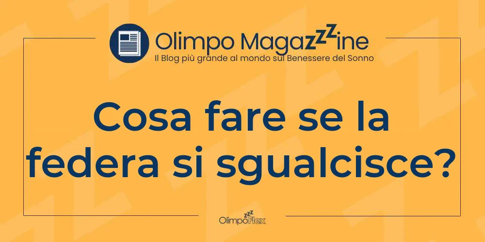Cosa fare se la federa si sgualcisce?