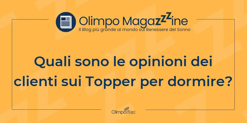 Quali sono le opinioni dei clienti sui Topper per dormire?