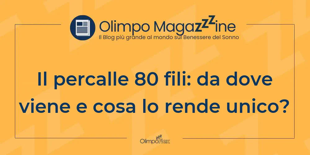 Il percalle 80 fili: da dove viene e cosa lo rende unico?
