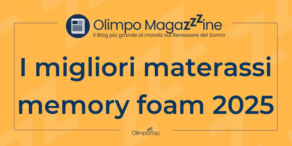 I migliori materassi memory foam 2025