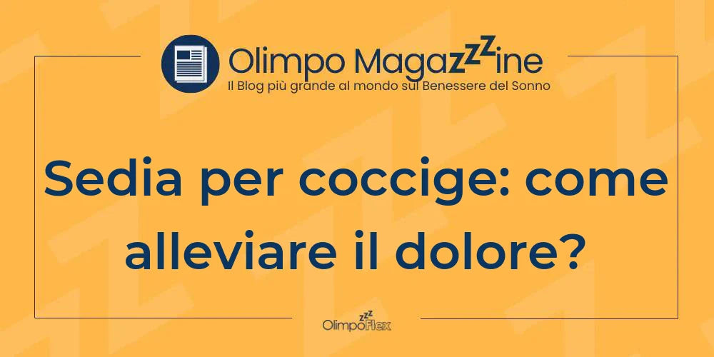 Sedia per coccige: come alleviare il dolore?
