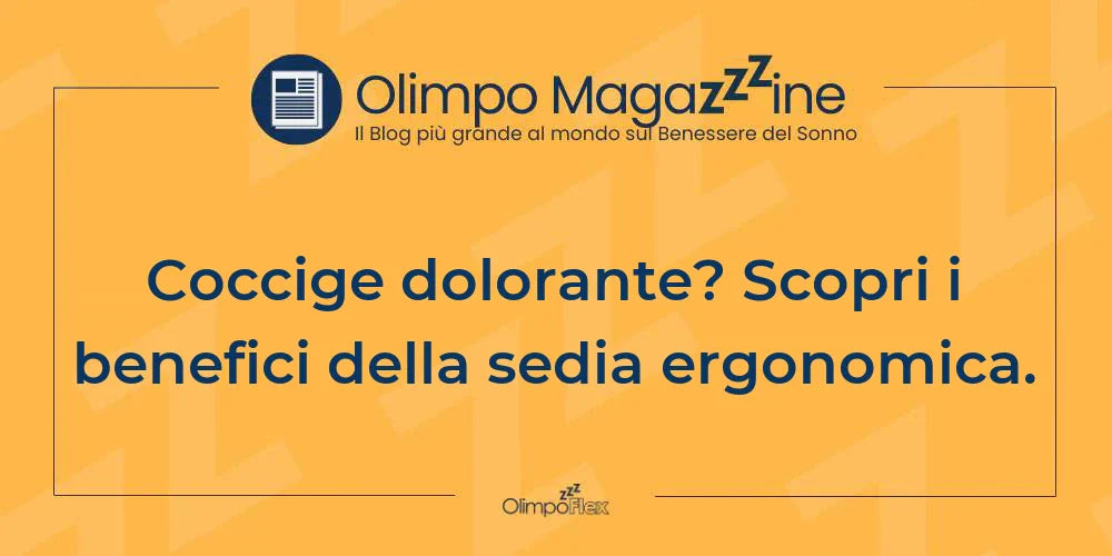 Coccige dolorante? Scopri i benefici della sedia ergonomica.