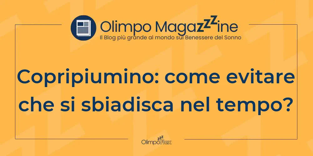Copripiumino: come evitare che si sbiadisca nel tempo?