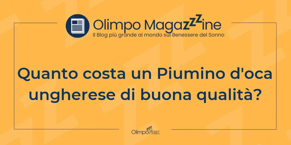Quanto costa un Piumino d'oca ungherese di buona qualità?