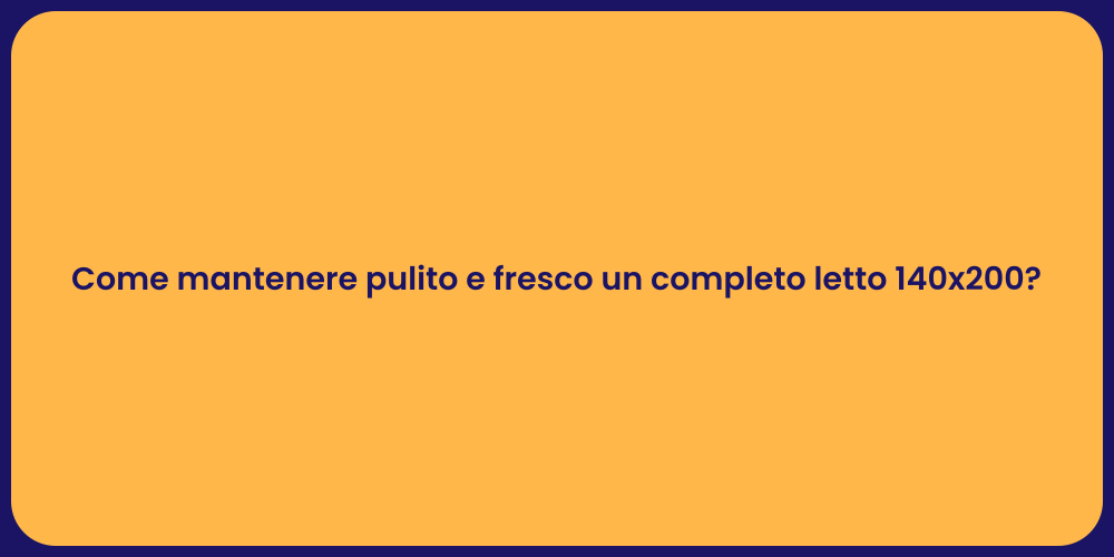 Trucchi per un Materasso Sempre Fresco