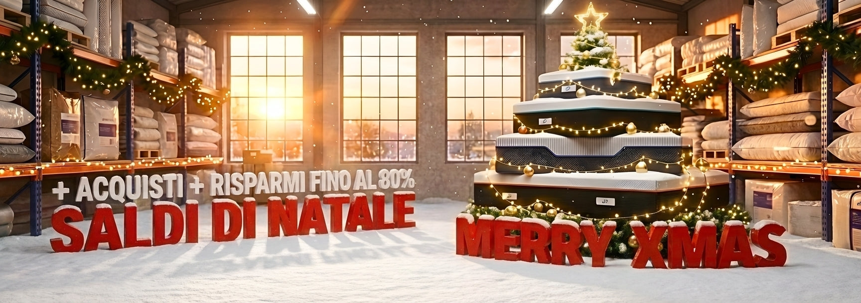 Collezione di Natale OlimpoFlex – Idee Regalo per il Sonno, Cuscini, Coprimaterassi e Accessori
