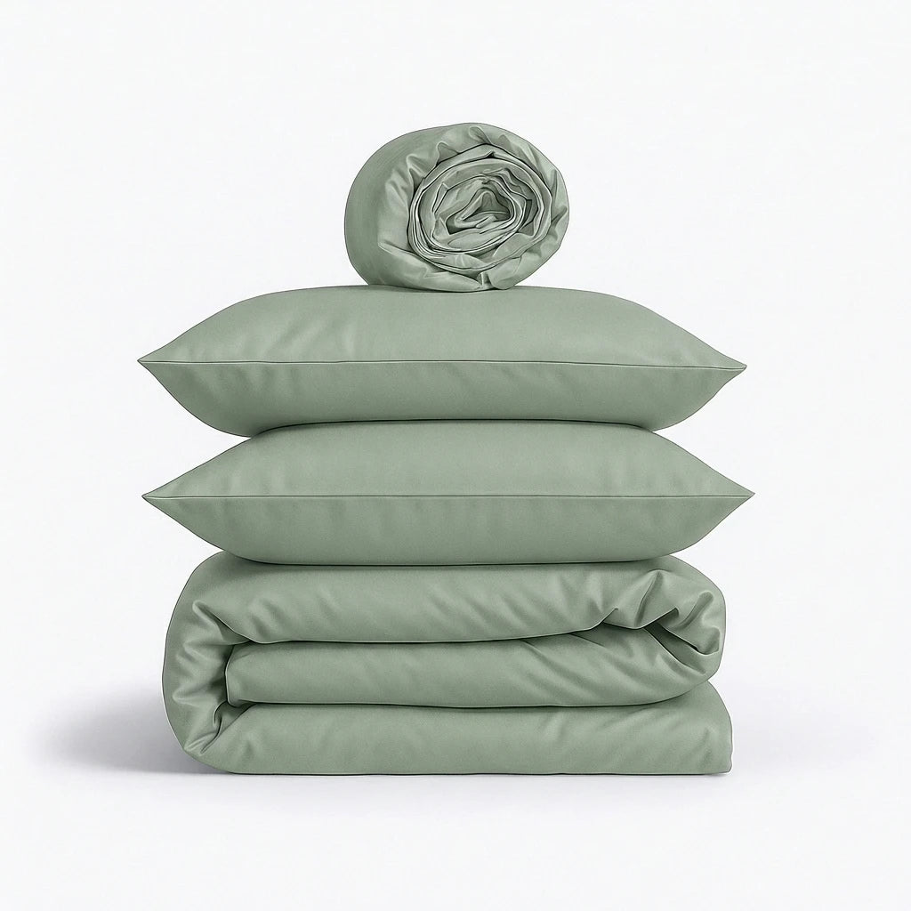 Completo Copripiumino 100% Cotone Percalle – Morbido, Traspirante e di Lusso Made in Italy