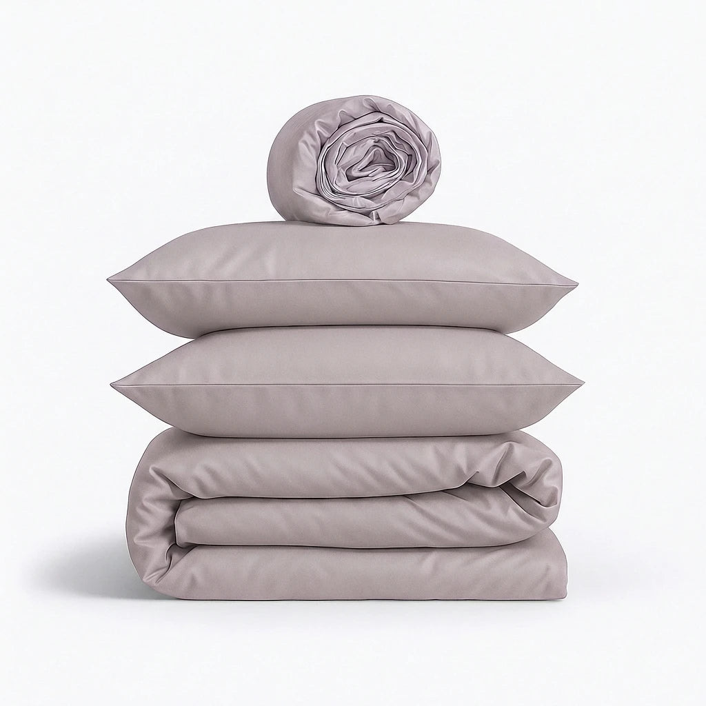 Completo Copripiumino 100% Cotone Percalle – Morbido, Traspirante e di Lusso Made in Italy