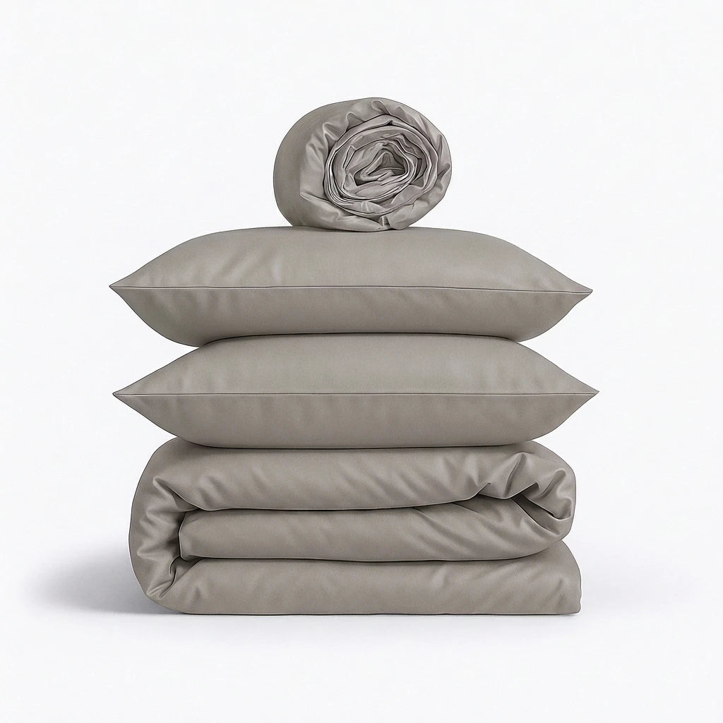 Completo Copripiumino 100% Cotone Percalle – Morbido, Traspirante e di Lusso Made in Italy