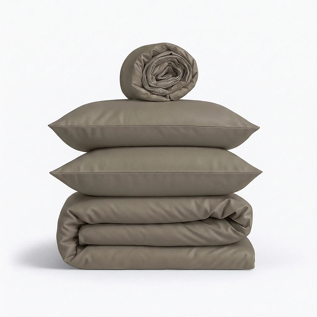 Completo Copripiumino 100% Cotone Percalle – Morbido, Traspirante e di Lusso Made in Italy