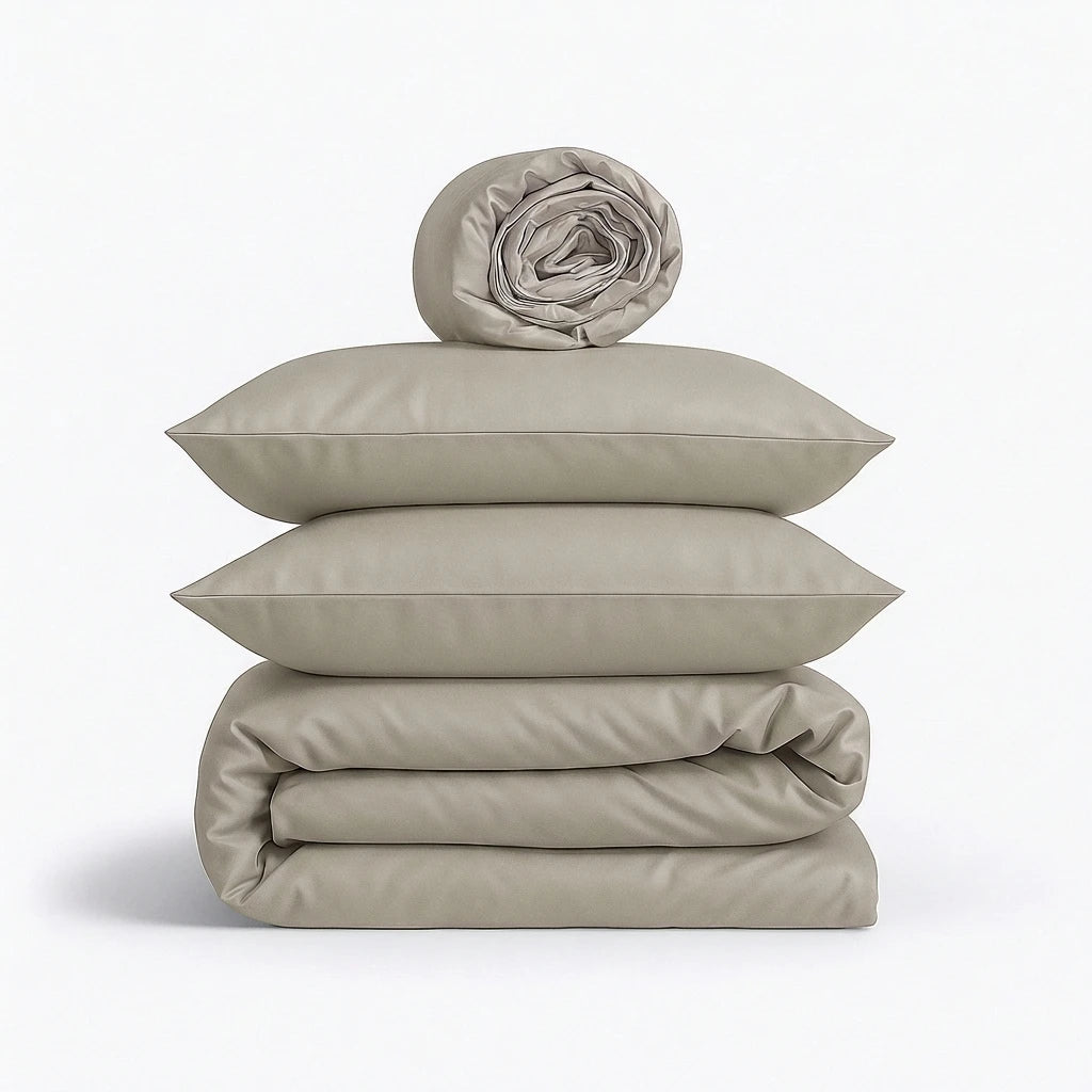 Completo Copripiumino 100% Cotone Percalle – Morbido, Traspirante e di Lusso Made in Italy