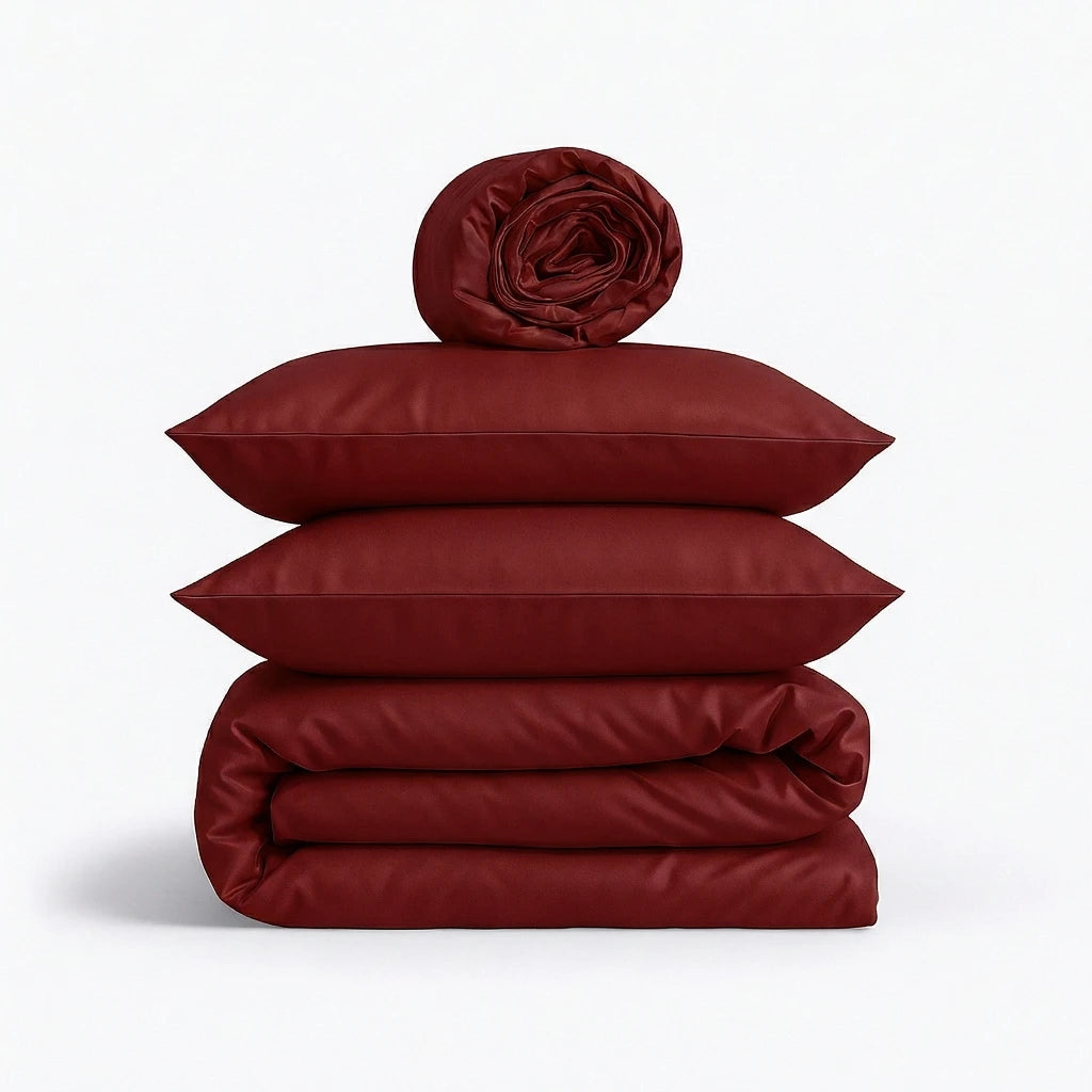 Completo Copripiumino 100% Cotone Percalle – Morbido, Traspirante e di Lusso Made in Italy