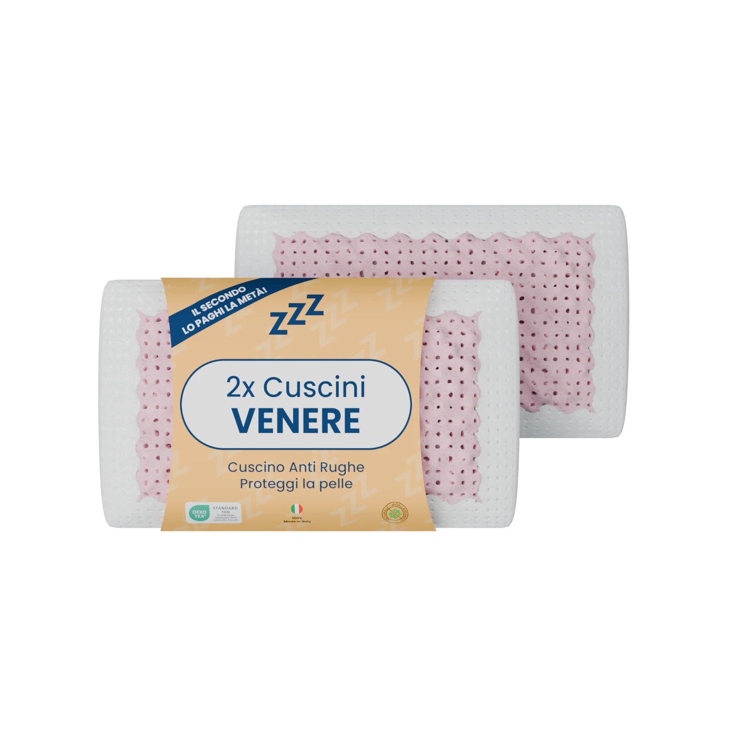 Coppia | Cuscino AntiRughe - Proteggi la Pelle - Venere