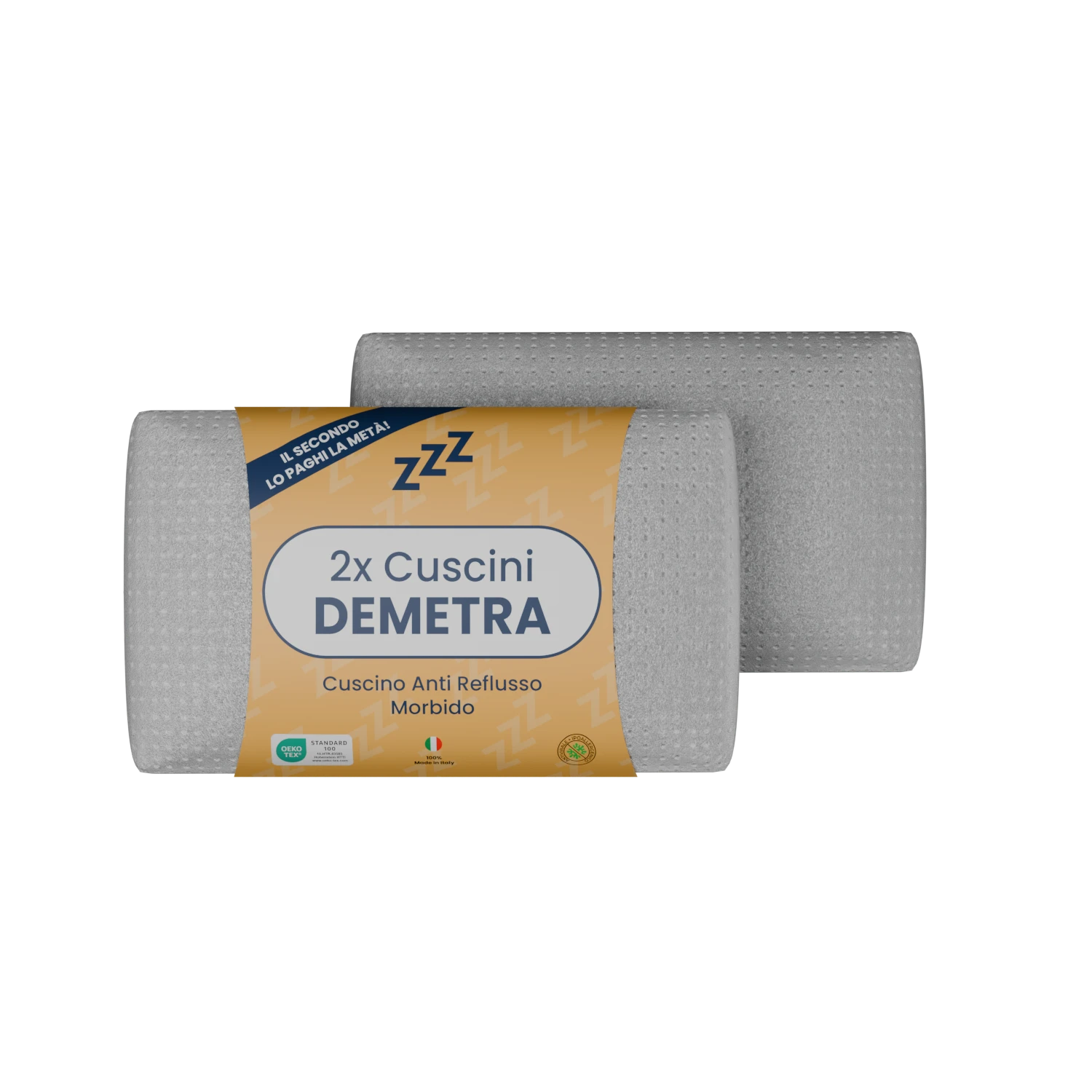 Coppia | Cuscino - Anti Reflusso-Morbido - Demetra