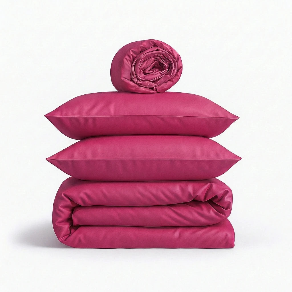 Completo Copripiumino 100% Cotone Percalle – Morbido, Traspirante e di Lusso Made in Italy