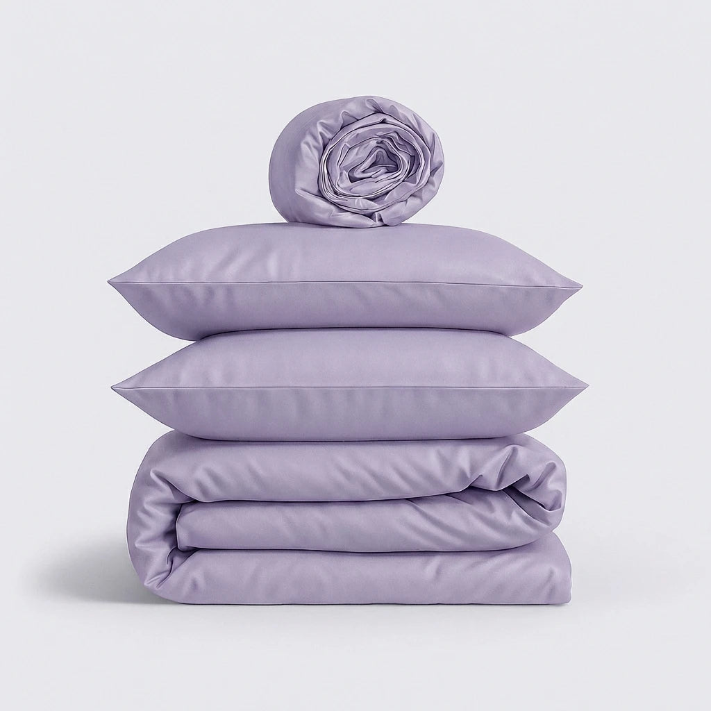 Completo Copripiumino 100% Cotone Percalle – Morbido, Traspirante e di Lusso Made in Italy