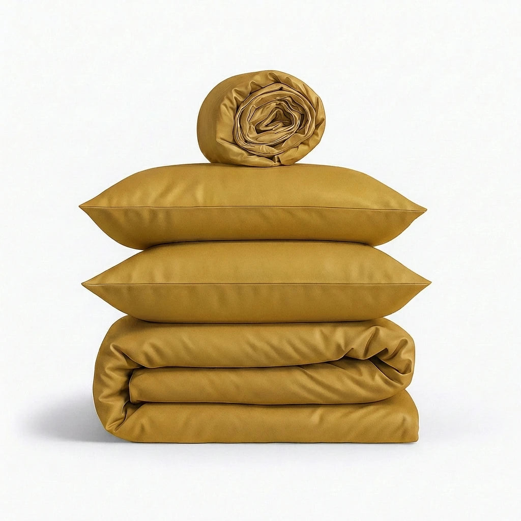 Completo Copripiumino 100% Cotone Percalle – Morbido, Traspirante e di Lusso Made in Italy