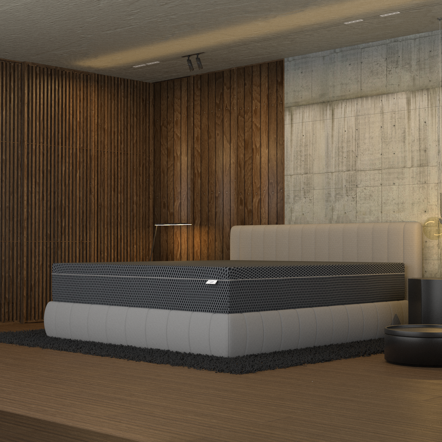 Materasso Water Memory Foam Stretch Sceicco