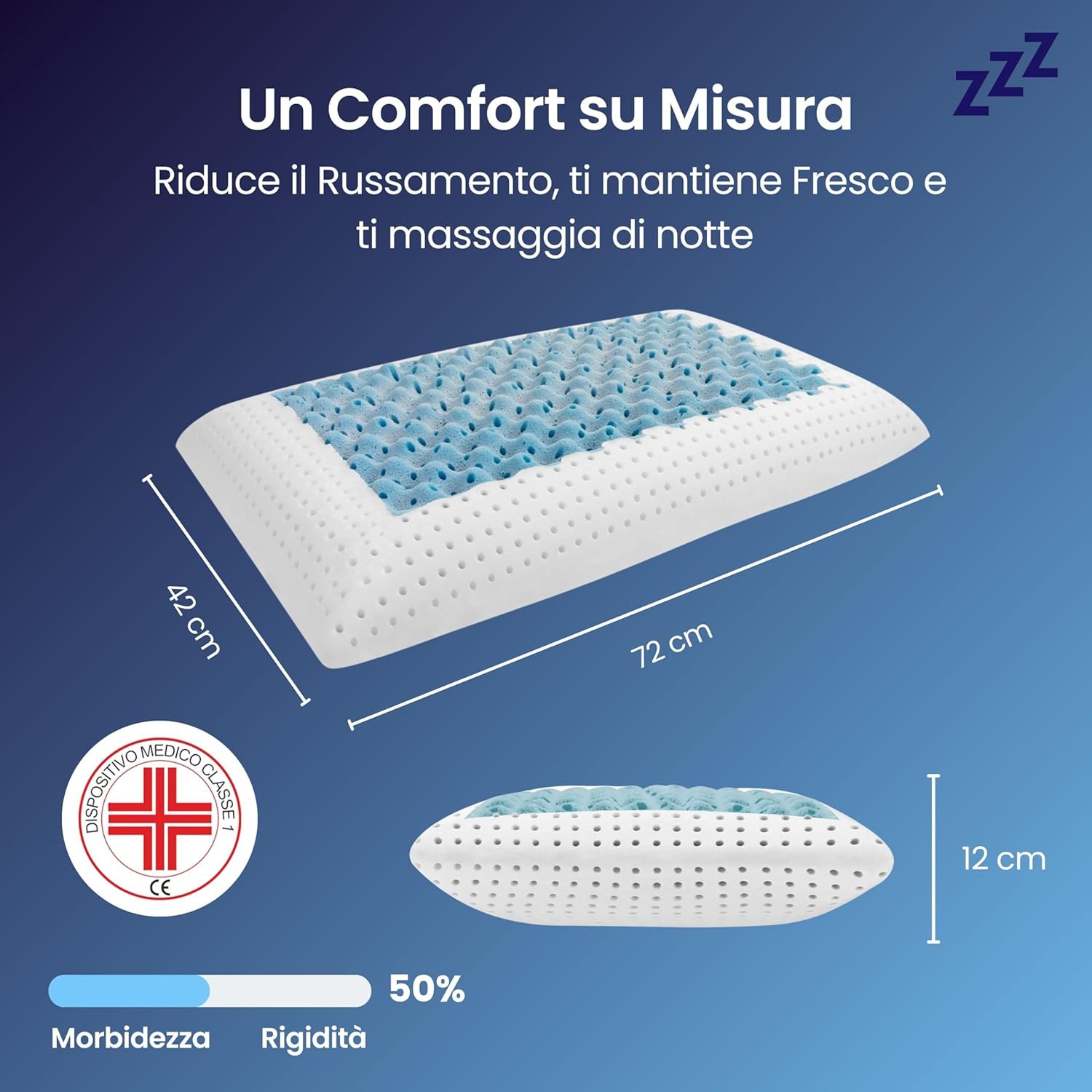 Coppia | Cuscino - AntiRussamento - Russare non è più un problema - Zeus