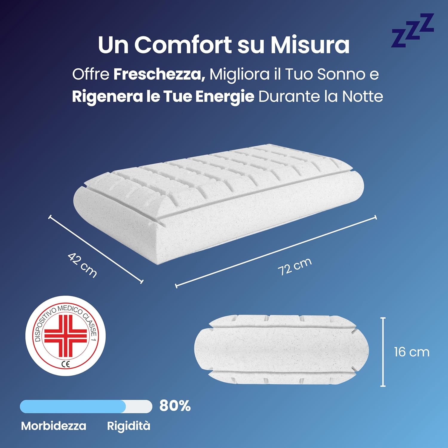 Coppia | Cuscino per recupero muscolare a taglio laser in grafite - Lunar