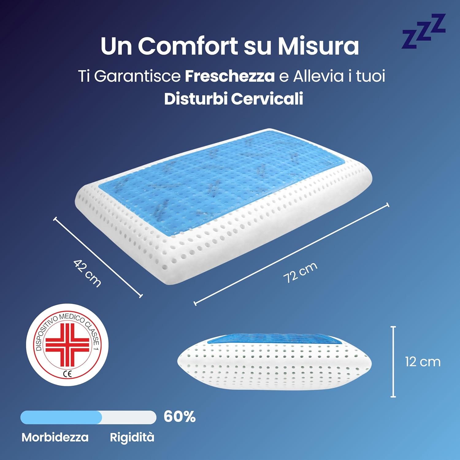Coppia | Cuscino - Gel- Stop al Sudore - Termoregolatore - Poseidone