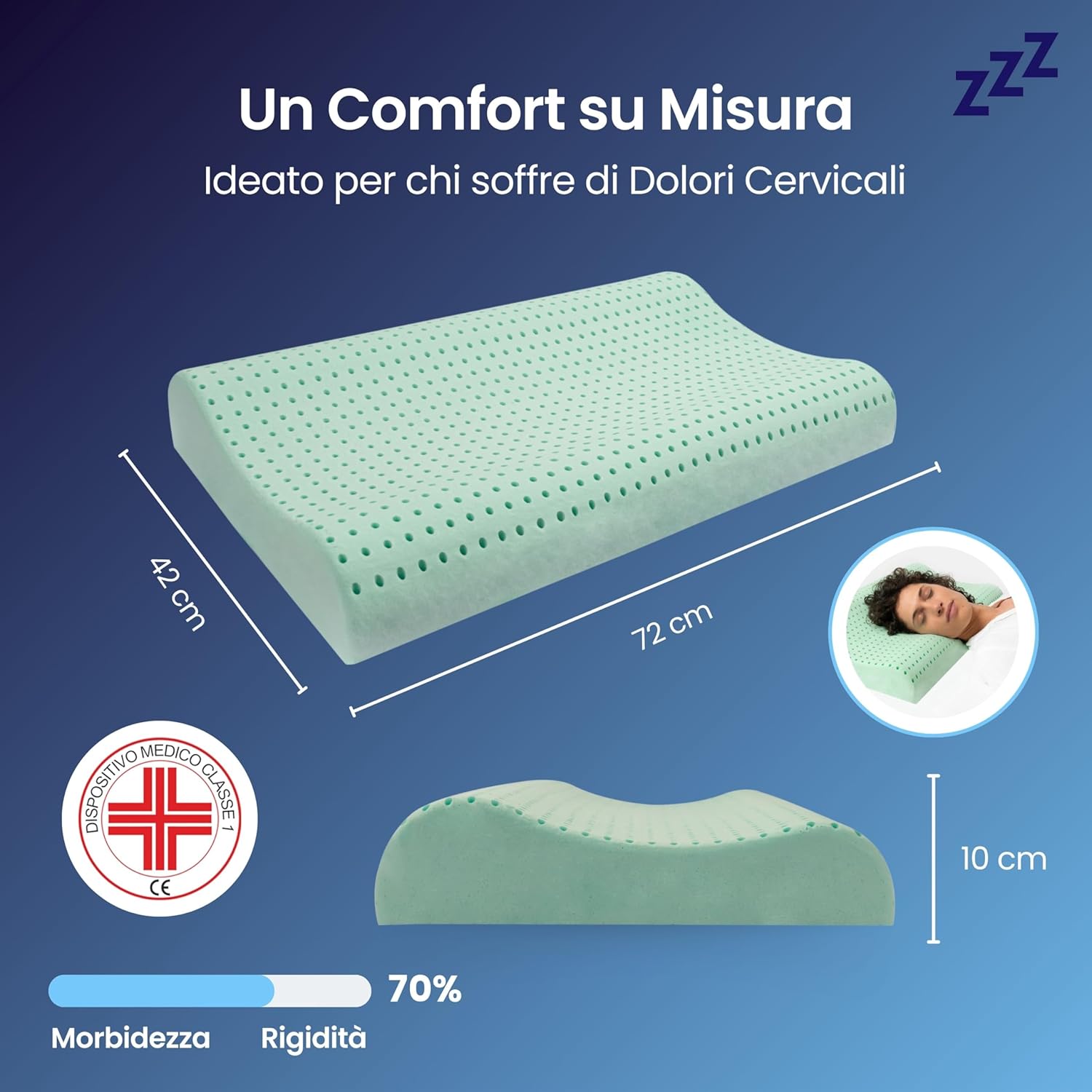 Coppia | Cuscino - Cervical Aloe - Super Relax - Artemide