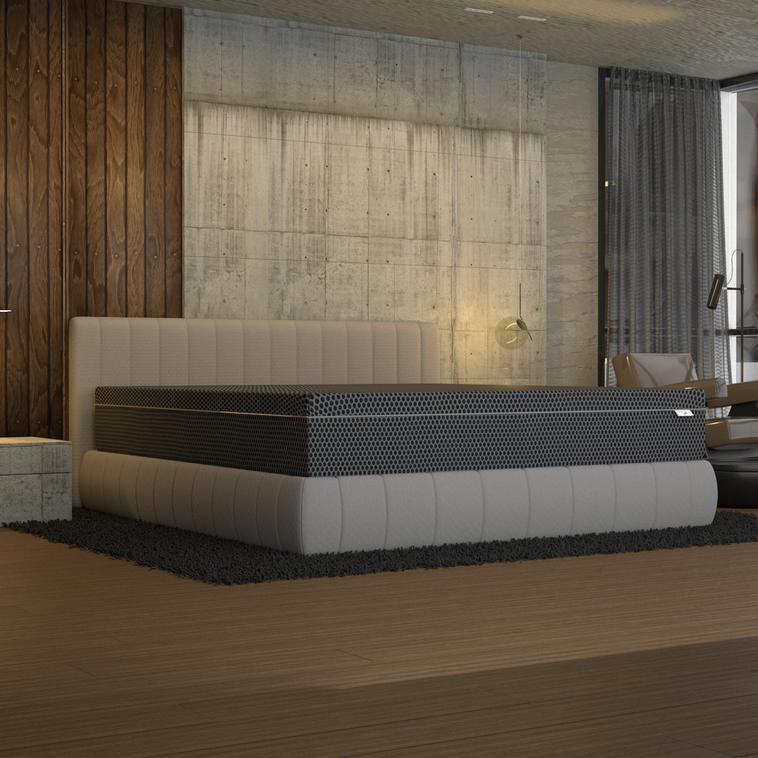 Materasso Water Memory Foam Stretch Sceicco