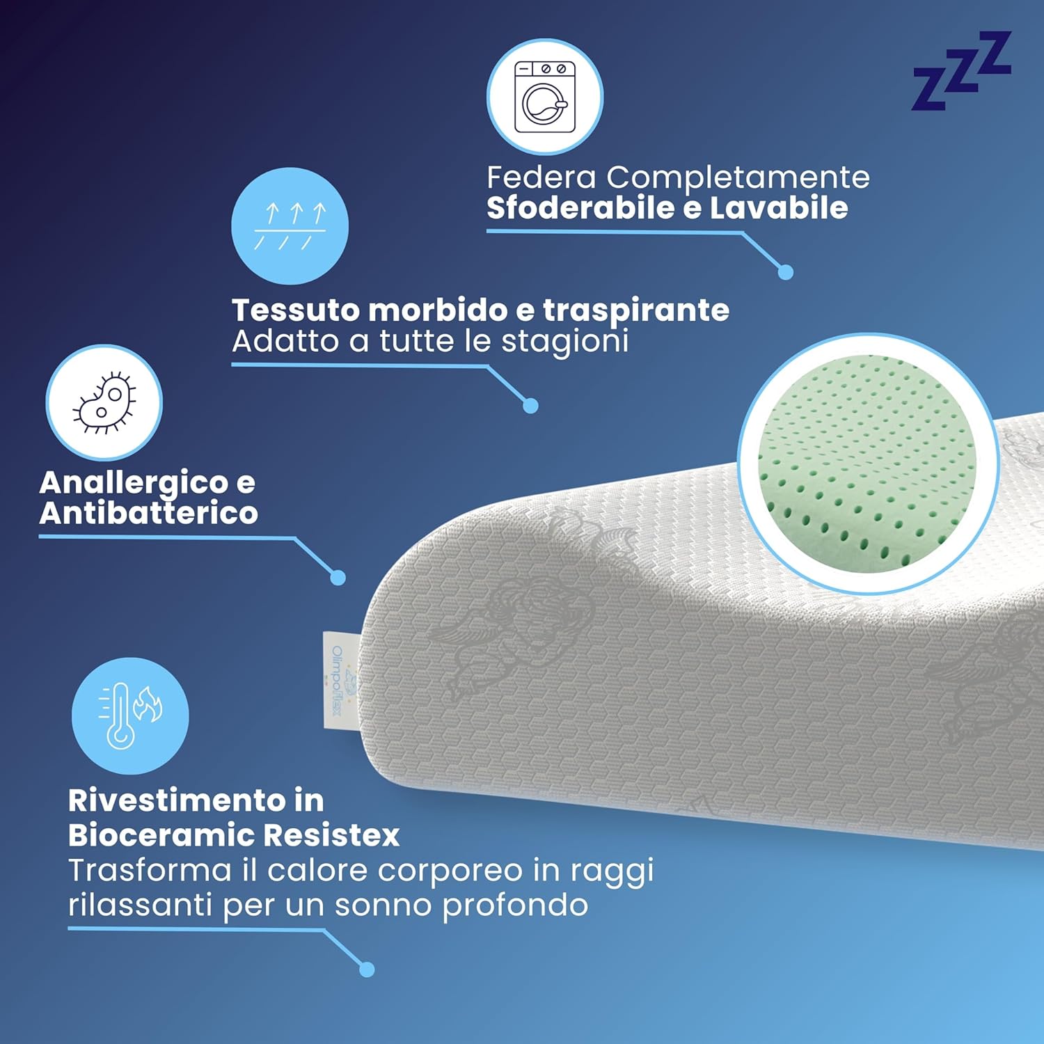 Coppia | Cuscino - Cervical Aloe - Super Relax - Artemide