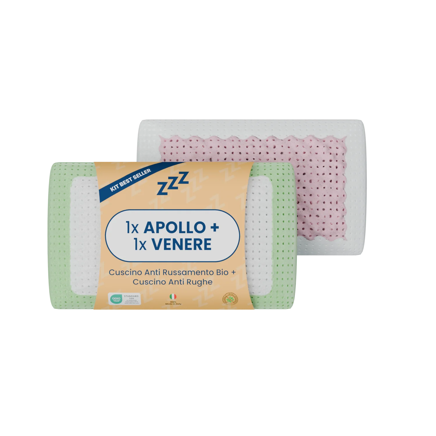 Coppia | Cuscini AntiRussamento & AntiRughe - Riposo Perfetto - Apollo & Venere