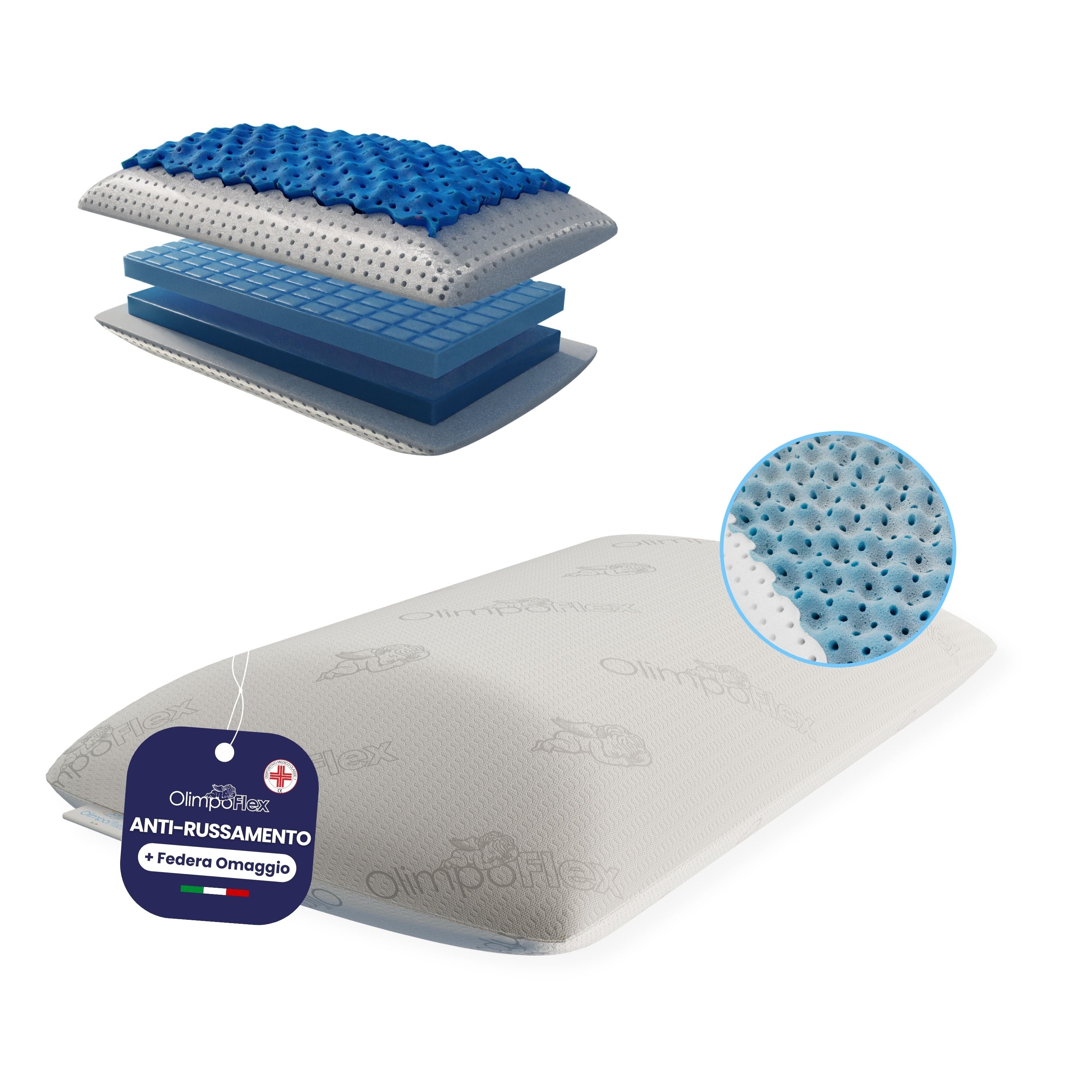 Cuscino - AntiRussamento - Russare non è più un problema - Zeus