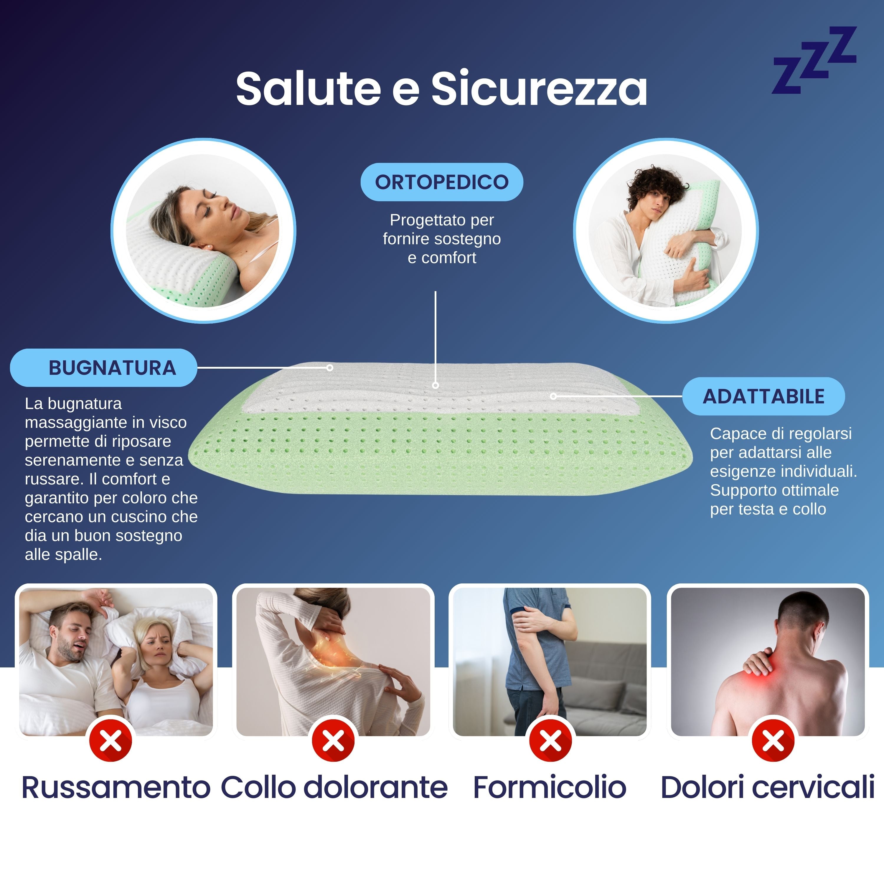 Cuscino Anti Russamento bio Apollo