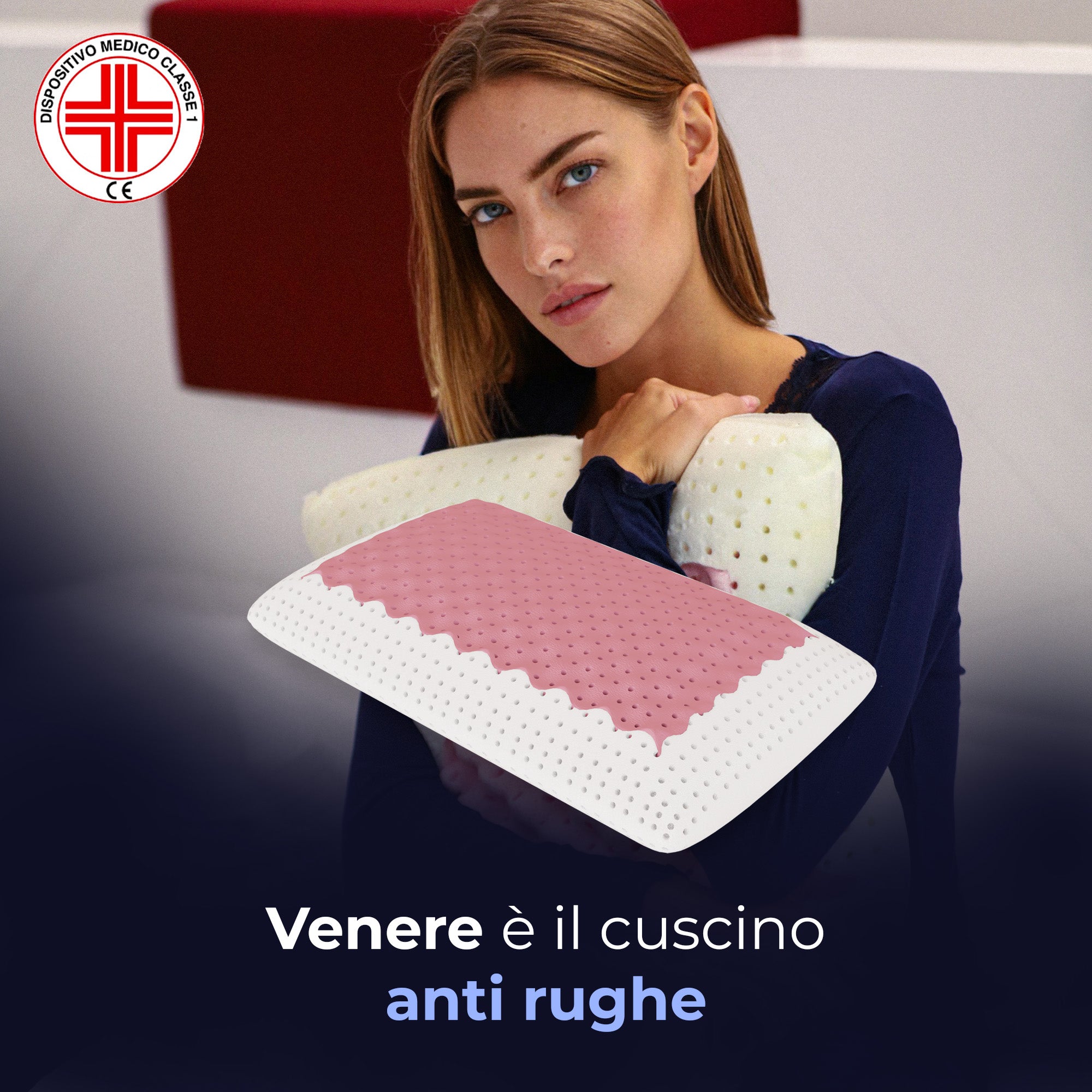Cuscino AntiRughe - Proteggi la Pelle - Venere