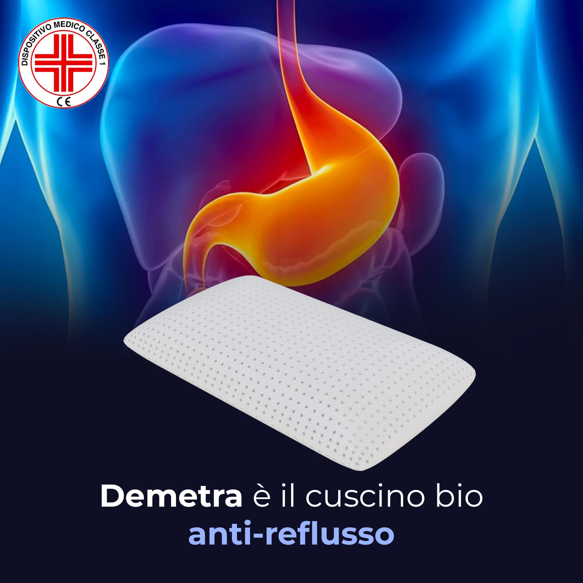 Cuscino-Anti Reflusso-Morbido-Demetra