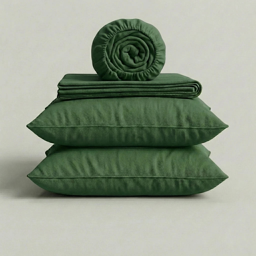 Completo Copripiumino 100% Cotone Percalle – Morbido, Traspirante e di Lusso Made in Italy