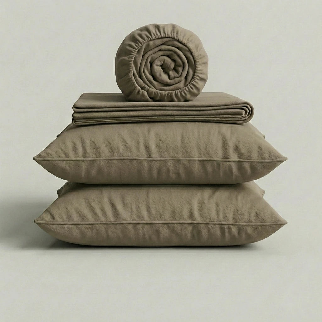 Completo Copripiumino 100% Cotone Percalle – Morbido, Traspirante e di Lusso Made in Italy