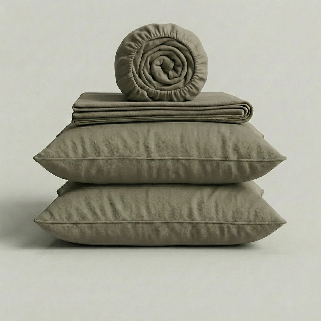 Completo Lenzuola 100% Cotone Percalle – Morbido, Fresco e Made in Italy