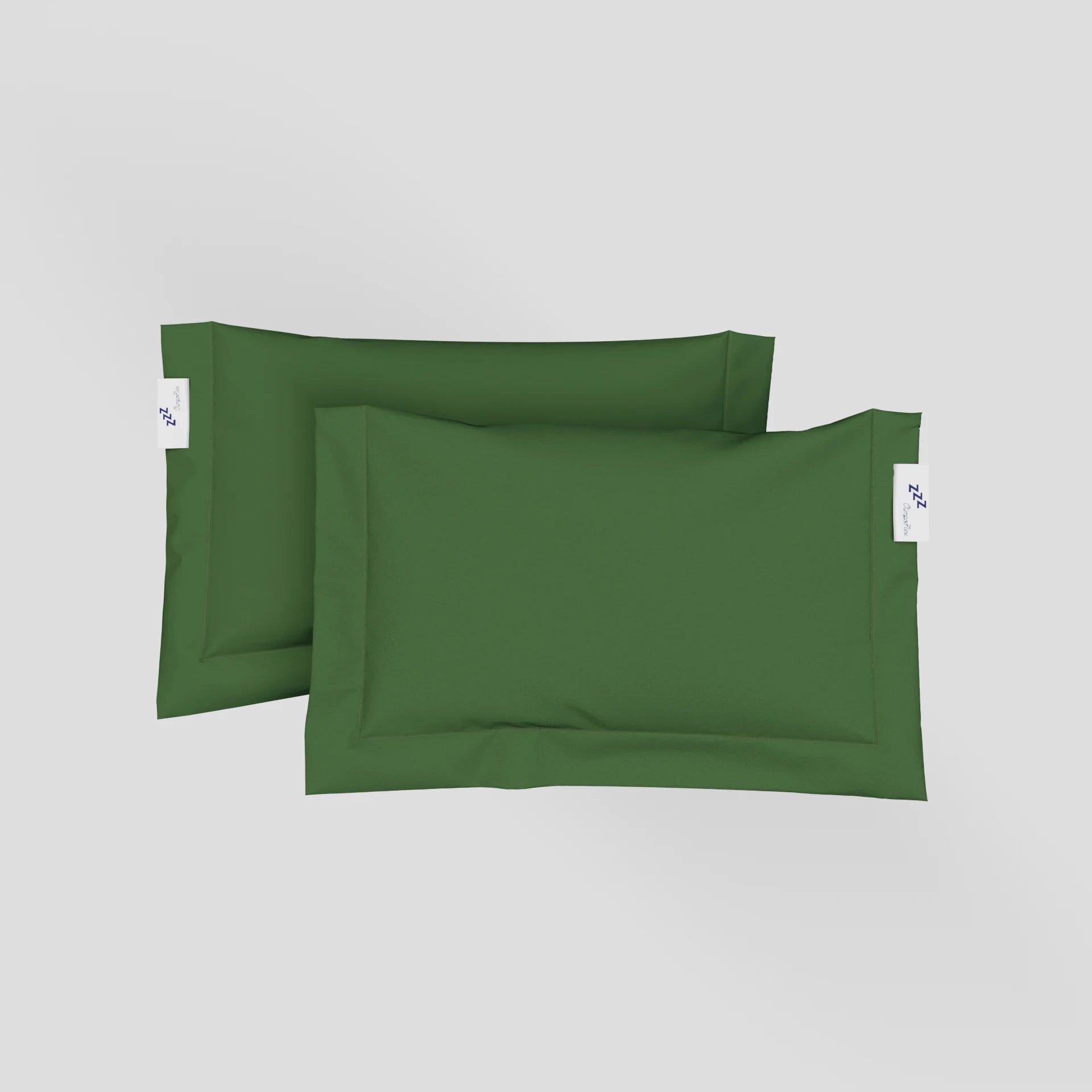 Coppia di Federe a Sacchetto 3 Volani 100% Cotone Percalle – Morbide e Raffinate Made in Italy