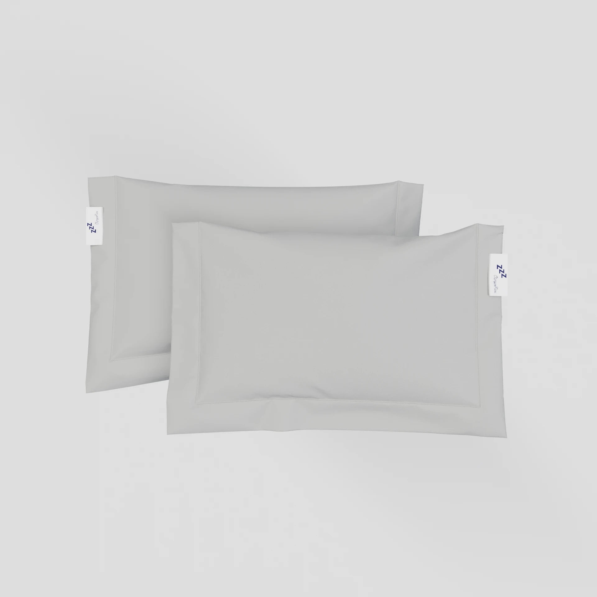 Coppia di Federe a Sacchetto 3 Volani 100% Cotone Percalle – Morbide e Raffinate Made in Italy