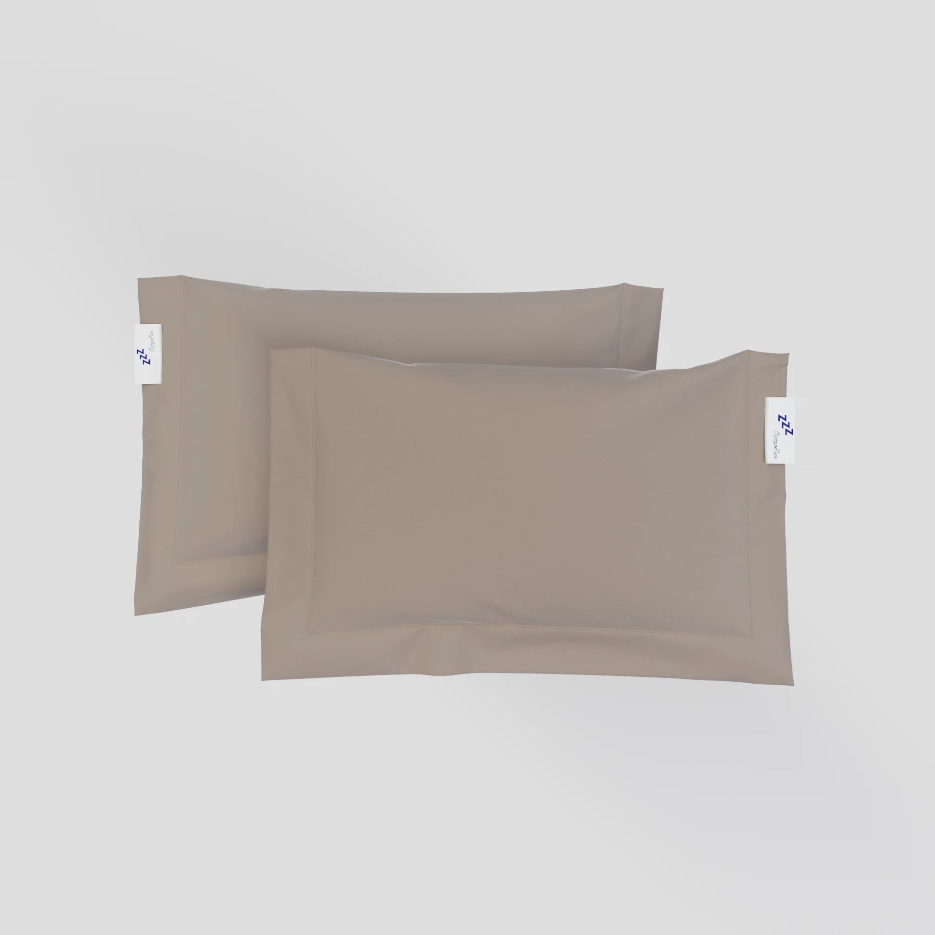 Coppia di Federe a Sacchetto 3 Volani 100% Cotone Percalle – Morbide e Raffinate Made in Italy