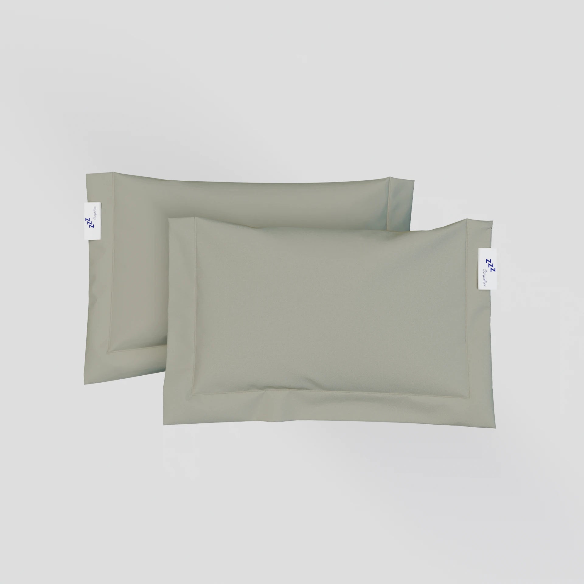 Coppia di Federe a Sacchetto 3 Volani 100% Cotone Percalle – Morbide e Raffinate Made in Italy