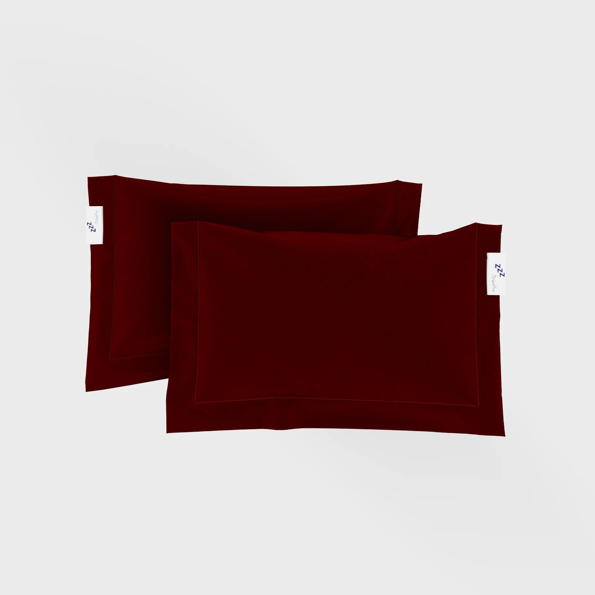 Coppia di Federe a Sacchetto 3 Volani 100% Cotone Percalle – Morbide e Raffinate Made in Italy