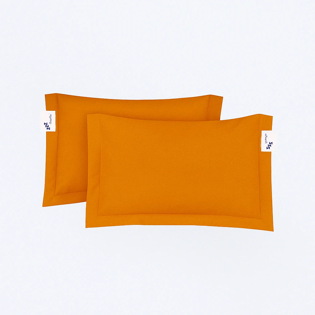 Coppia di Federe a Sacchetto 3 Volani 100% Cotone Percalle – Morbide e Raffinate Made in Italy