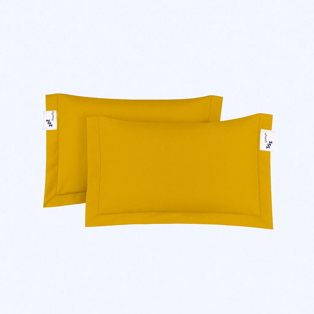 Coppia di Federe a Sacchetto 3 Volani 100% Cotone Percalle – Morbide e Raffinate Made in Italy